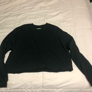 American Eagle Cropped Crewneck Sweatshirt